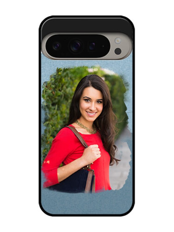 Custom Google Pixel 9 Pro Xl Custom Metal Phone CaseGrunge Line Art Design