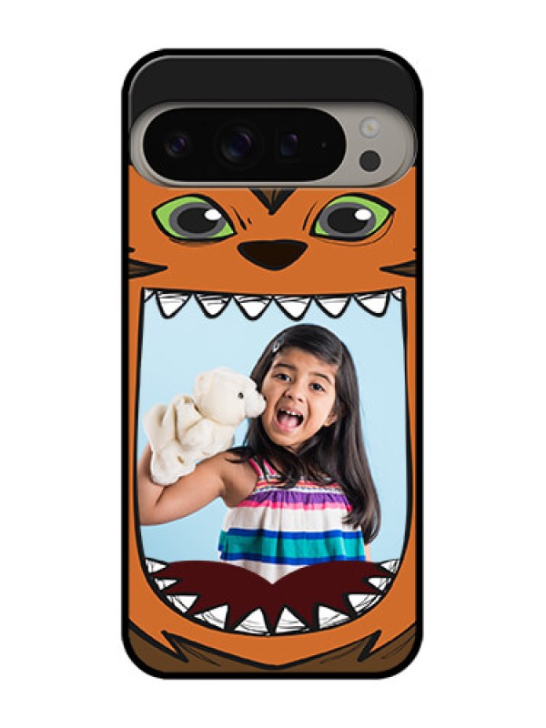 Custom Google Pixel 9 Pro Xl Custom Metal Phone CaseOwl Monster Back Case Design