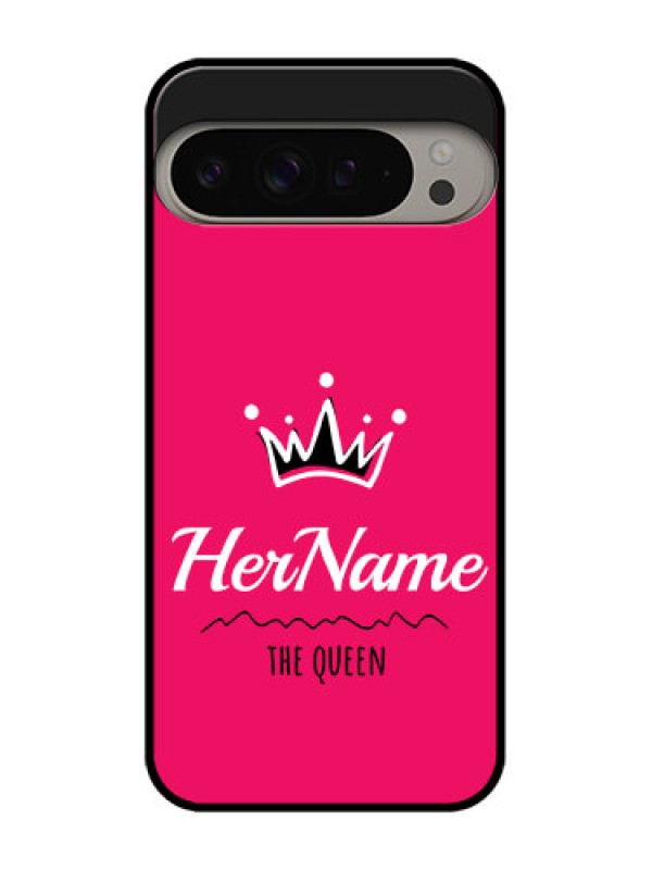 Custom Google Pixel 9 Pro Xl Custom Metal Phone CaseQueen With Name Design