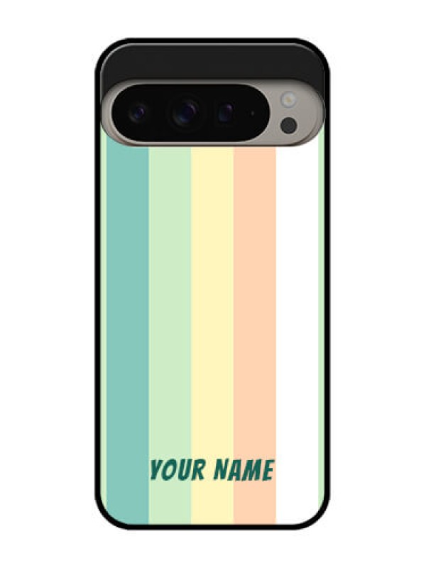 Custom Google Pixel 9 Pro Xl Custom Metal Phone CaseMulti - Colour Stripes Design