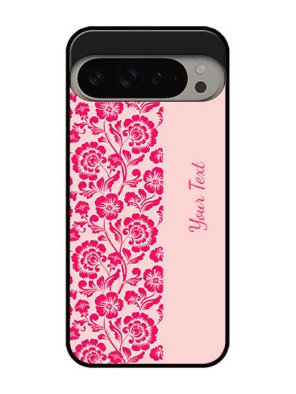 Custom Google Pixel 9 Pro Xl Custom Metal Phone CaseAttractive Floral Pattern Design