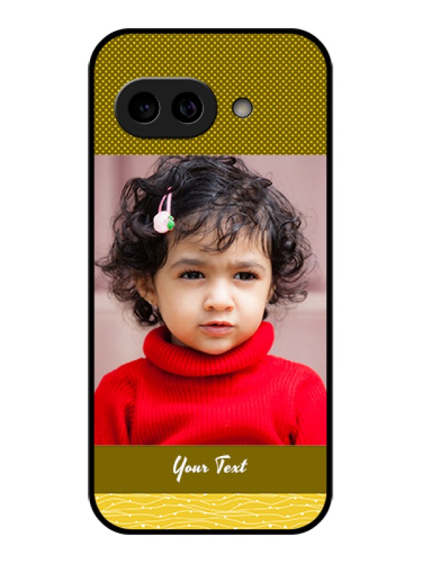 Custom Pixel 9A 5G Custom Metal Phone Case - Simple Green Color Design