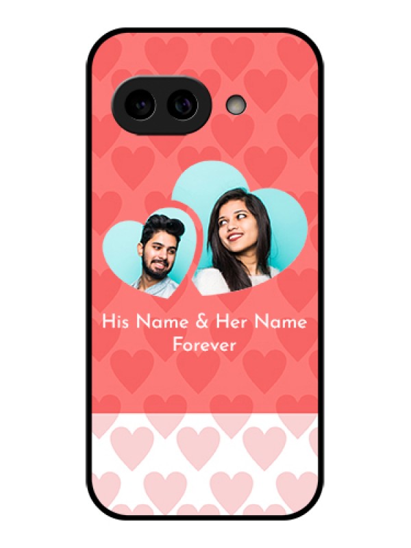 Custom Pixel 9A 5G Custom Metal Phone Case - Couple Pic Upload Design