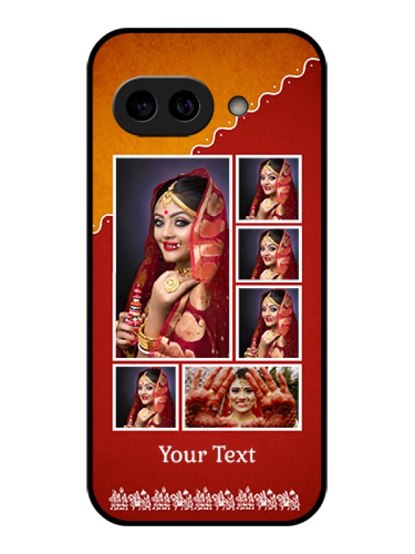 Custom Pixel 9A 5G Custom Metal Phone Case - Wedding Pic Upload Design