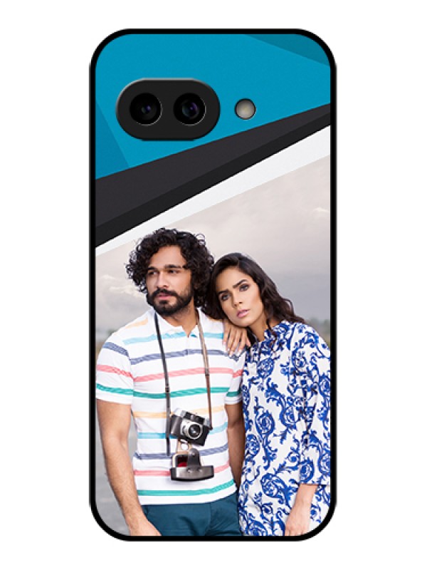 Custom Pixel 9A 5G Custom Metal Phone Case - Simple Pattern Photo Upload Design