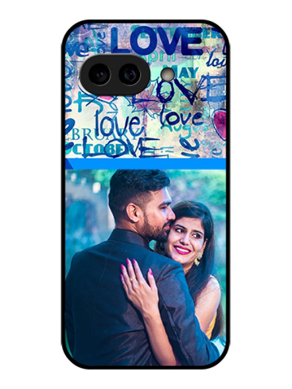Custom Pixel 9A 5G Custom Metal Phone Case - Colorful Love Design