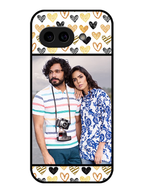 Custom Pixel 9A 5G Custom Metal Phone Case - Love Symbol Design