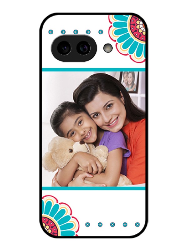 Custom Pixel 9A 5G Custom Metal Phone Case - Flower Design