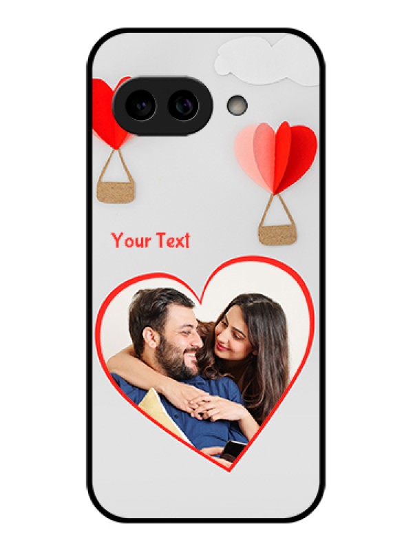Custom Pixel 9A 5G Custom Metal Phone Case - Parachute Love Design