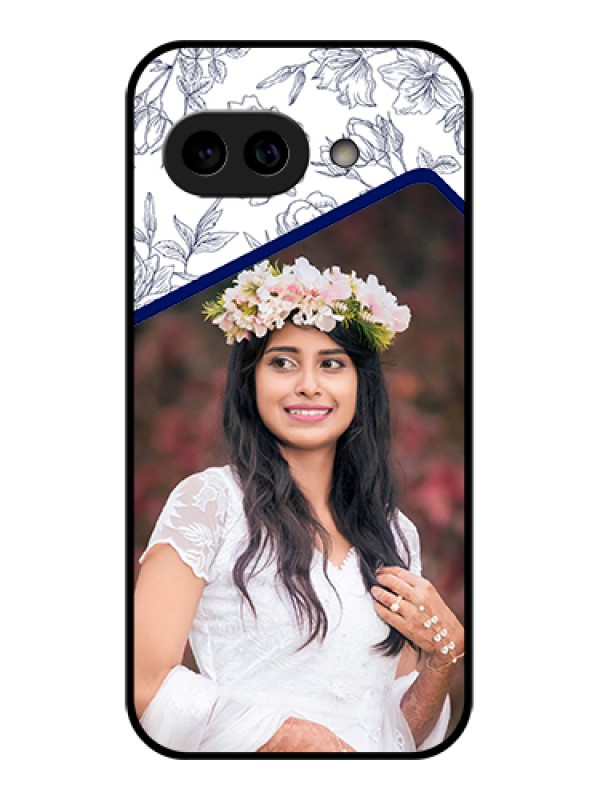 Custom Pixel 9A 5G Custom Metal Phone Case - Classy Floral Design