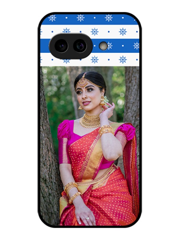 Custom Pixel 9A 5G Custom Metal Phone Case - Snow Pattern Design