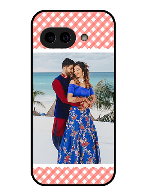 Custom Pixel 9A 5G Custom Metal Phone Case - Pink Pattern Design