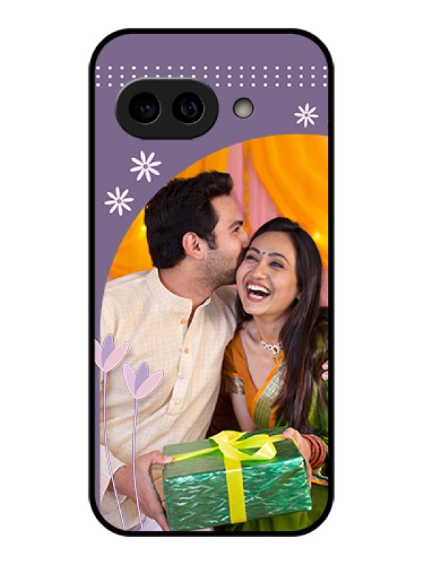 Custom Pixel 9A 5G Custom Metal Phone Case - Lavender Flowers Design