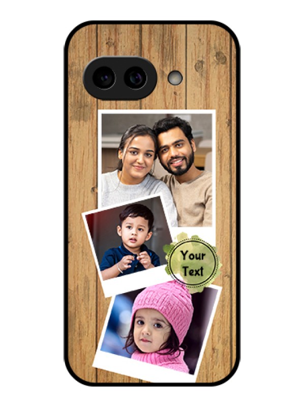 Custom Pixel 9A 5G Custom Metal Phone Case - Wooden Texture Design