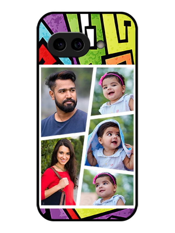 Custom Pixel 9A 5G Custom Metal Phone Case - Graffiti Pattern Design