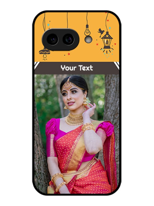 Custom Pixel 9A 5G Custom Metal Phone Case - With Family Picture And Icons