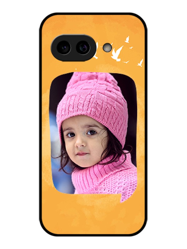 Custom Pixel 9A 5G Custom Metal Phone Case - Water Color Design With Bird Icons