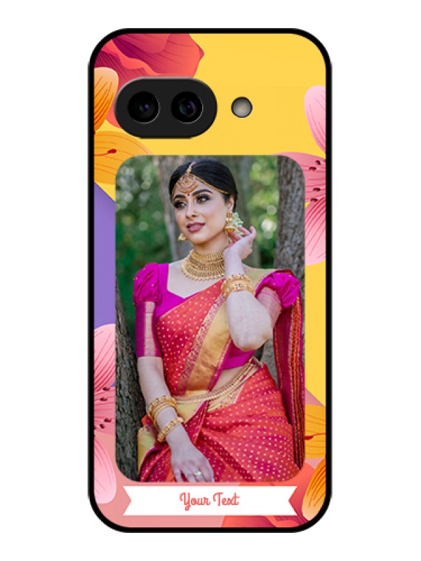 Custom Pixel 9A 5G Custom Metal Phone Case - 3 Image With Vintage Floral Design