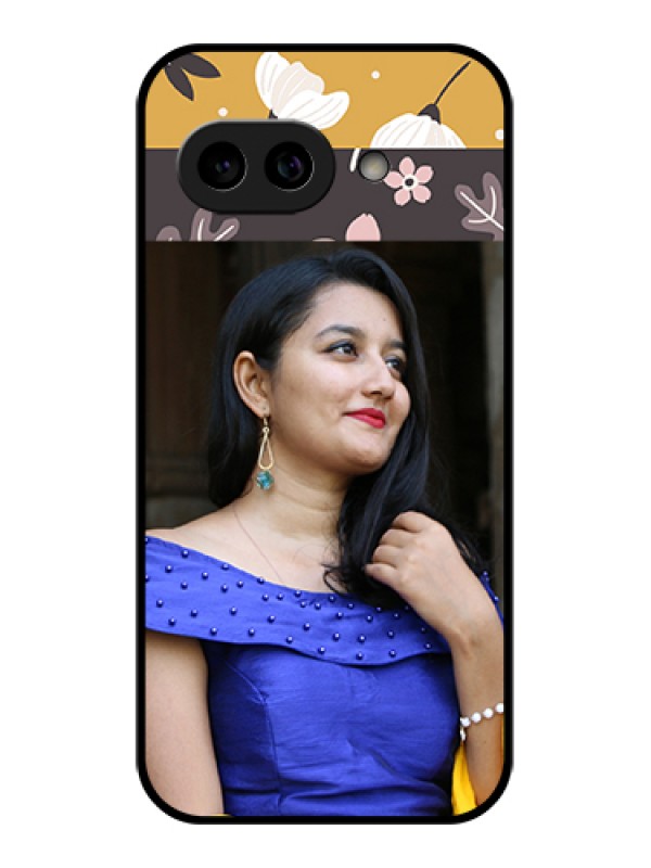 Custom Pixel 9A 5G Custom Metal Phone Case - Stylish Floral Design