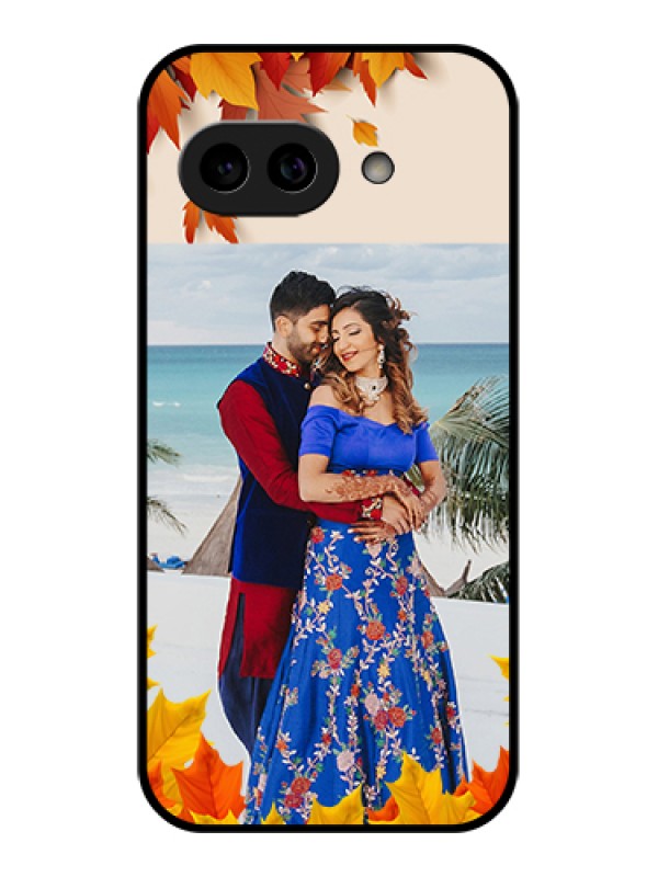 Custom Pixel 9A 5G Custom Metal Phone Case - Autumn Maple Leaves Design