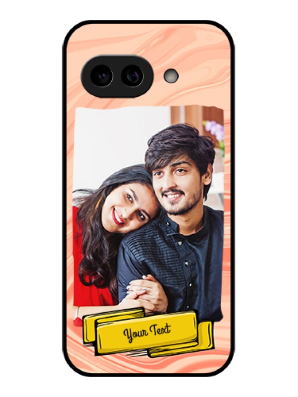 Custom Pixel 9A 5G Custom Metal Phone Case - Marble Texture Design