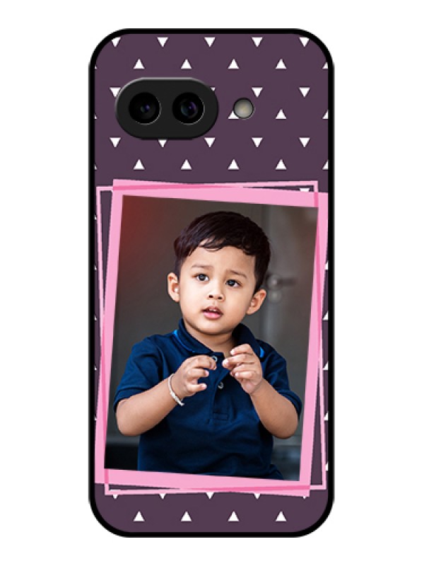 Custom Pixel 9A 5G Custom Metal Phone Case - Triangle Pattern Dotted Design