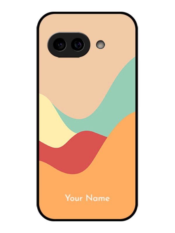Custom Pixel 9A 5G Custom Metal Phone Case - Ocean Waves Multi - Colour Design