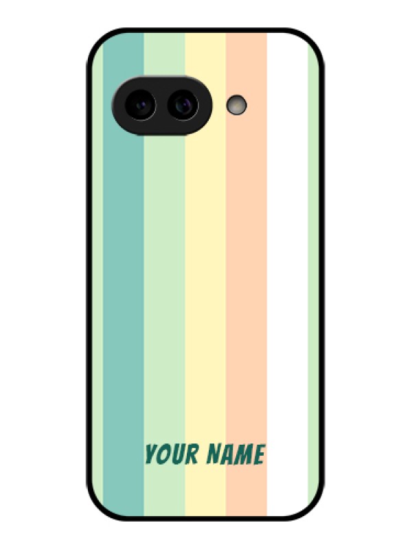 Custom Pixel 9A 5G Custom Metal Phone Case - Multi - Colour Stripes Design