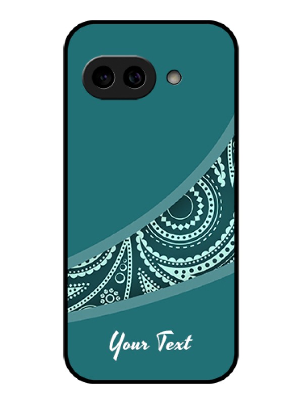Custom Pixel 9A 5G Custom Metal Phone Case - Semi Visible Floral Design