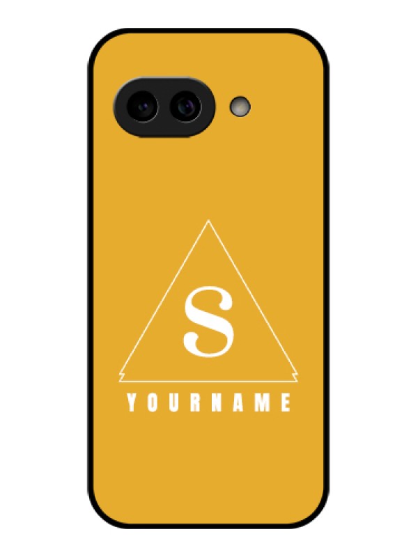 Custom Pixel 9A 5G Custom Metal Phone Case - Simple Triangle Design