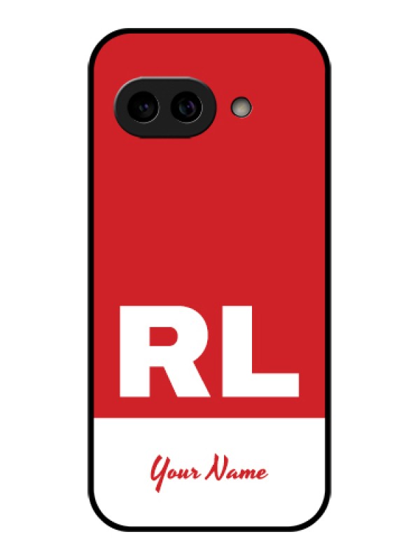 Custom Pixel 9A 5G Custom Metal Phone Case - Dual Tone Custom Text Design