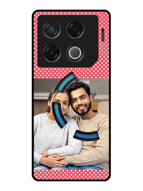 Custom Infinix Gt 20 Pro Custom Metal Phone CaseWhite Dotted Design