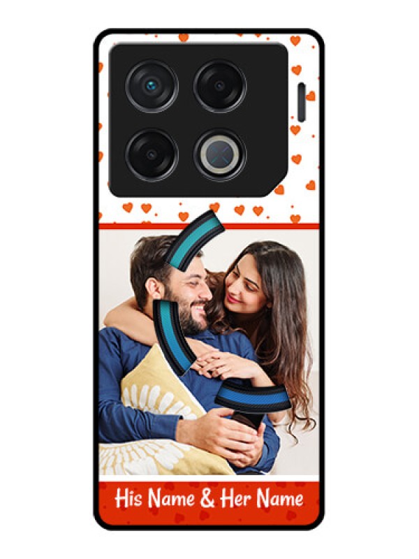 Custom Infinix Gt 20 Pro Custom Metal Phone CaseOrange Love Symbol Design