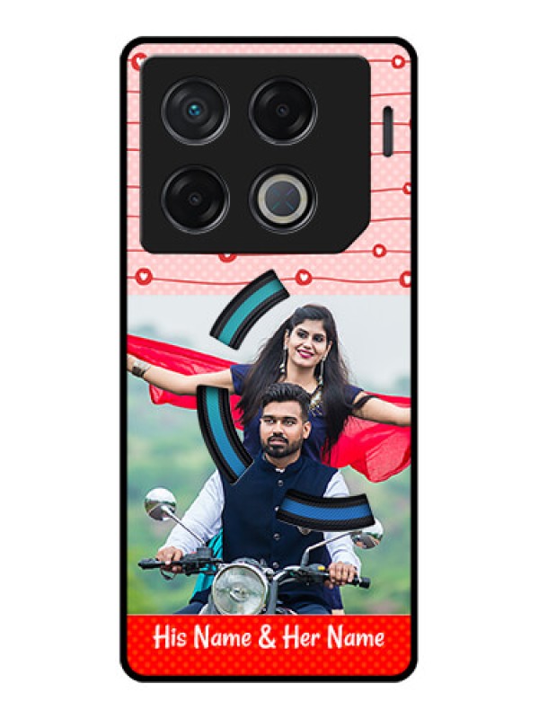 Custom Infinix Gt 20 Pro Custom Metal Phone CaseRed Pattern Case Design