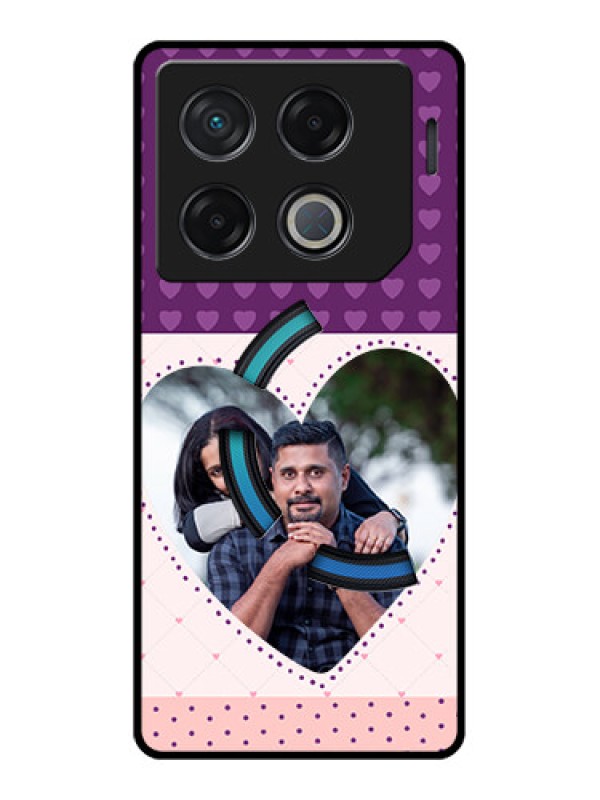Custom Infinix Gt 20 Pro Custom Metal Phone CaseViolet Love Dots Design