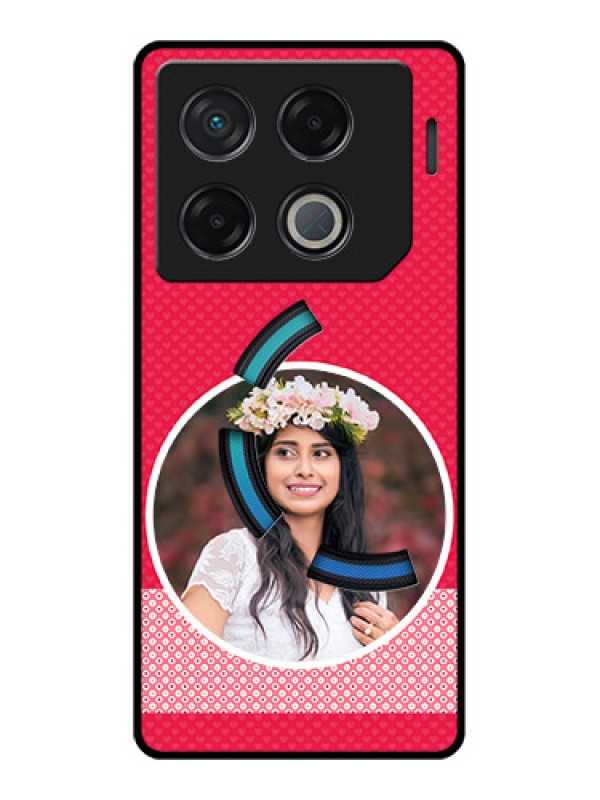 Custom Infinix Gt 20 Pro Custom Metal Phone CasePink Color Pattern Design