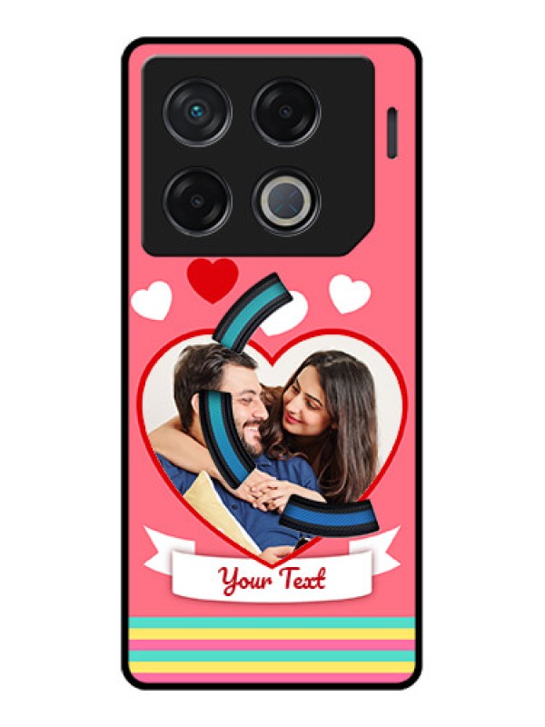 Custom Infinix Gt 20 Pro Custom Metal Phone CaseLove Shapes Doodle Design