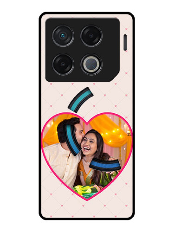 Custom Infinix Gt 20 Pro Custom Metal Phone CaseHeart Shape Design
