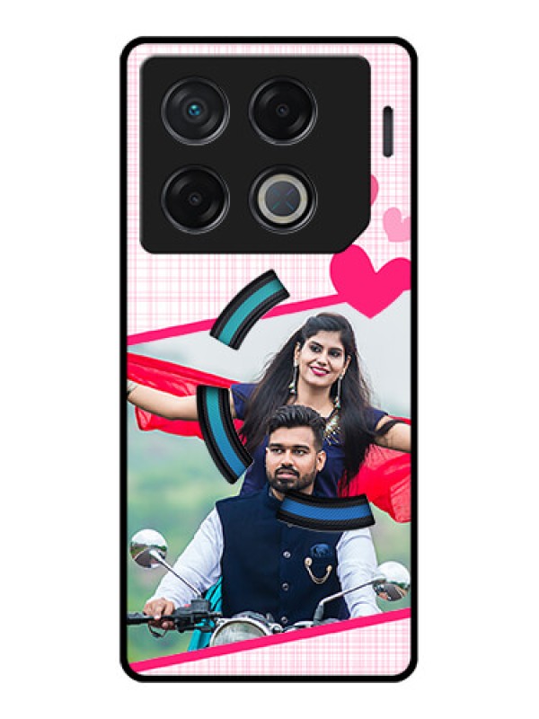 Custom Infinix Gt 20 Pro Custom Metal Phone CaseLove Shape Heart Design