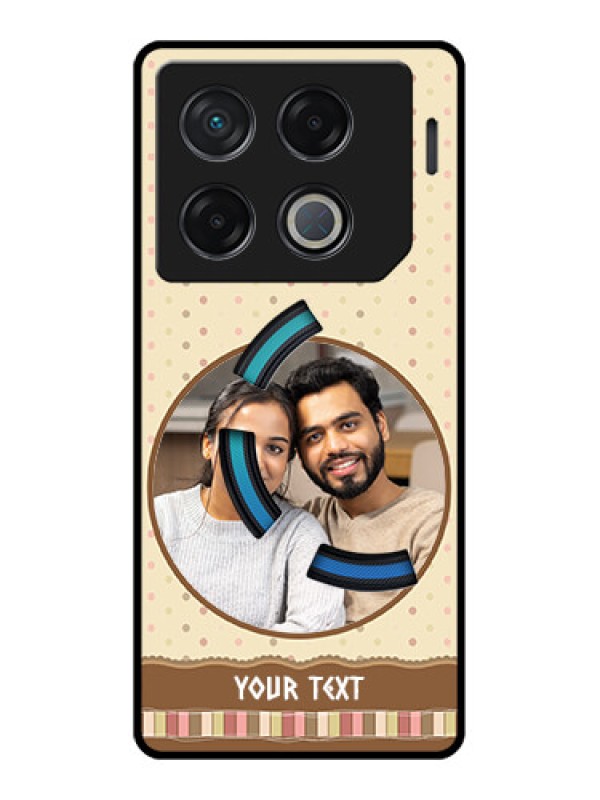 Custom Infinix Gt 20 Pro Custom Metal Phone CaseBrown Dotted Mobile Case Design