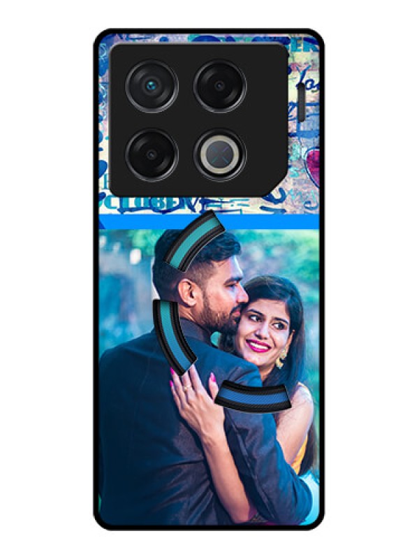 Custom Infinix Gt 20 Pro Custom Metal Phone CaseColorful Love Design