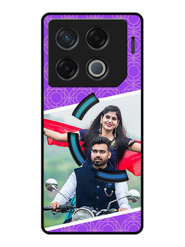 Custom Infinix Gt 20 Pro Custom Metal Phone CaseViolet Color Pattern Design