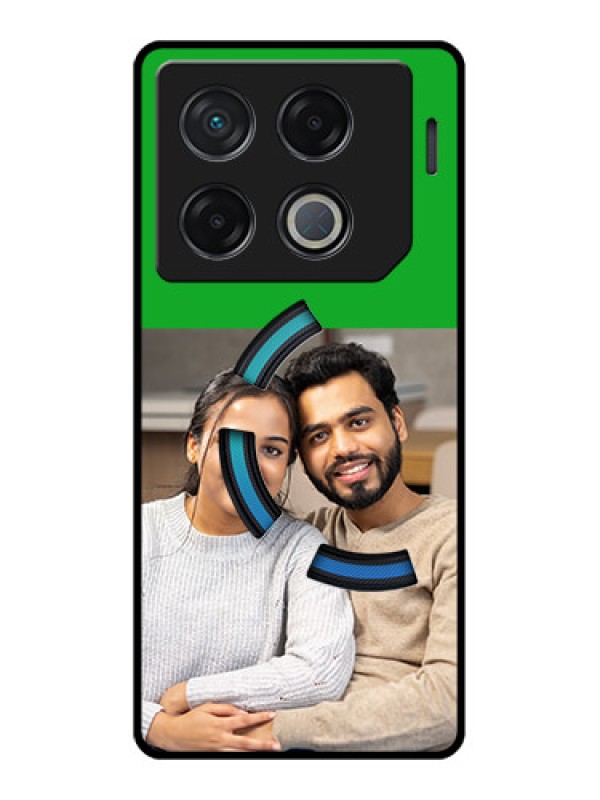 Custom Infinix Gt 20 Pro Custom Metal Phone CaseGreen Pattern Design