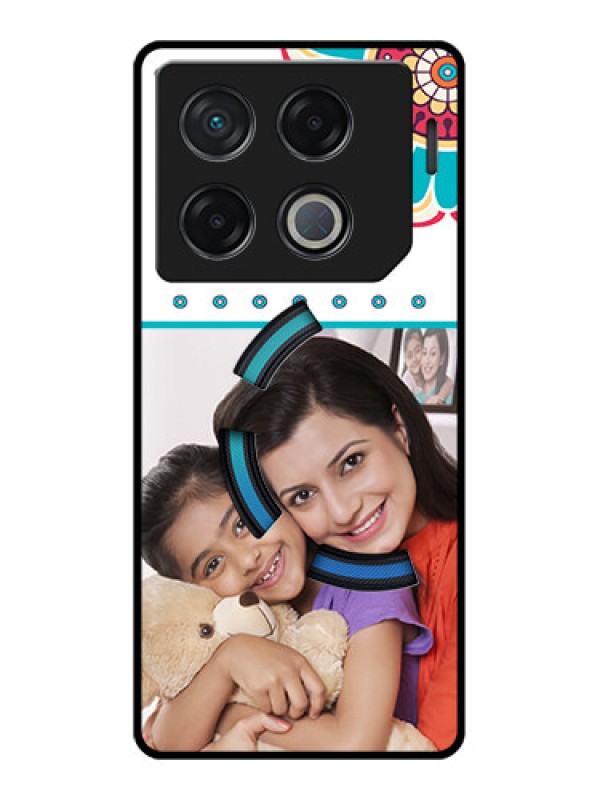 Custom Infinix Gt 20 Pro Custom Metal Phone CaseFlower Design