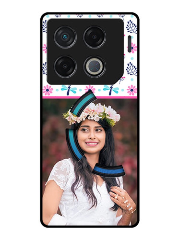 Custom Infinix Gt 20 Pro Custom Metal Phone CaseColorful Flower Design