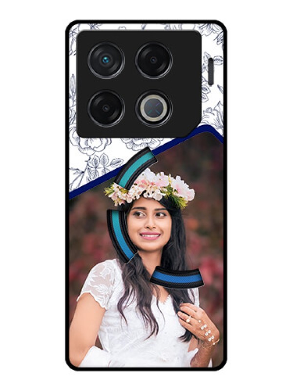 Custom Infinix Gt 20 Pro Custom Metal Phone CaseClassy Floral Design