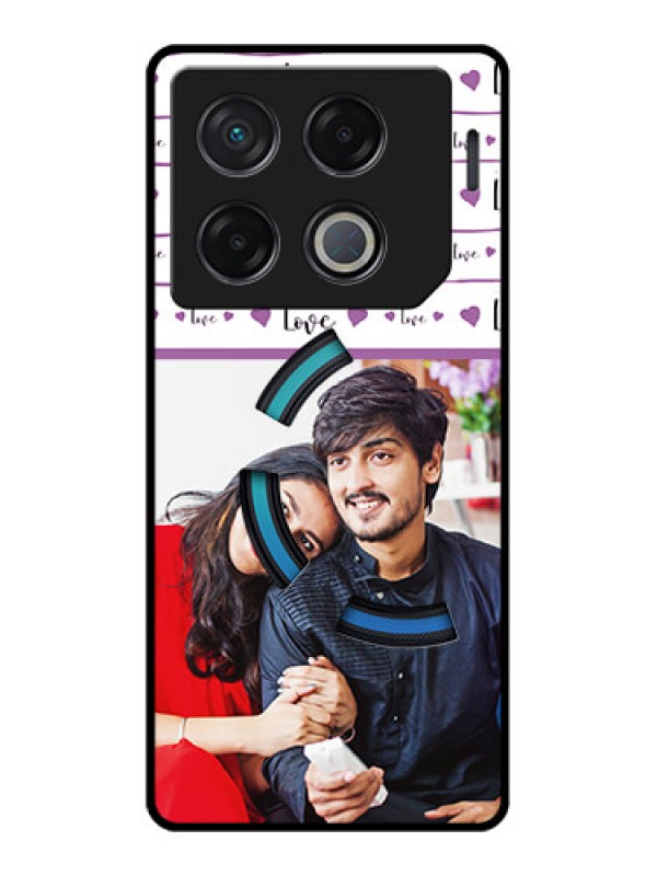 Custom Infinix Gt 20 Pro Custom Metal Phone CaseCouples Heart Design