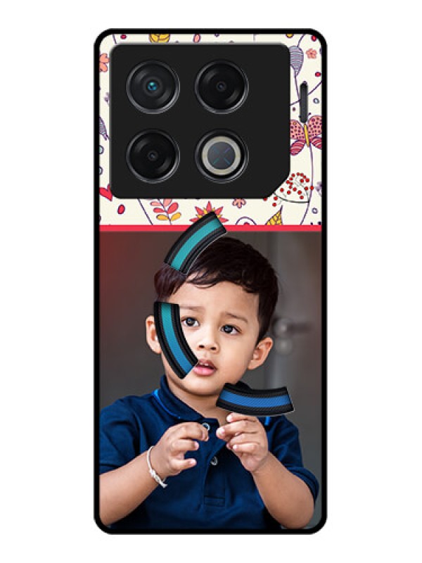 Custom Infinix Gt 20 Pro Custom Metal Phone CasePremium Floral Design