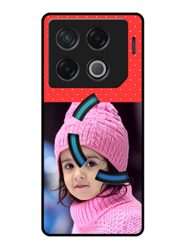 Custom Infinix Gt 20 Pro Custom Metal Phone CaseRed Pattern Design