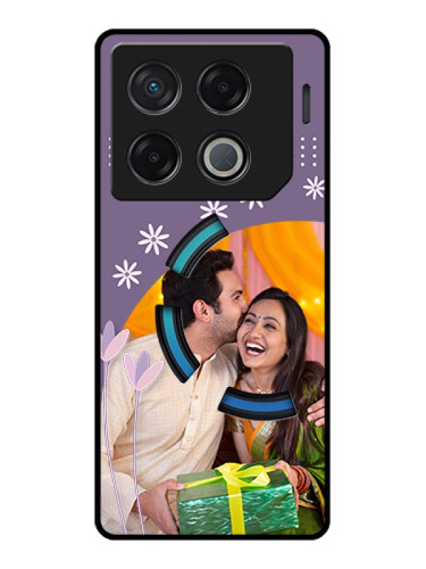 Custom Infinix Gt 20 Pro Custom Metal Phone CaseLavender Flowers Design